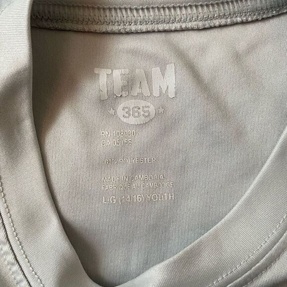 Team 365 youth boys L Dallas Cowboys Crewneck short sleeve t-shirt white - Picture 3 of 4